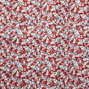 Colorful Fox Pattern Fabric